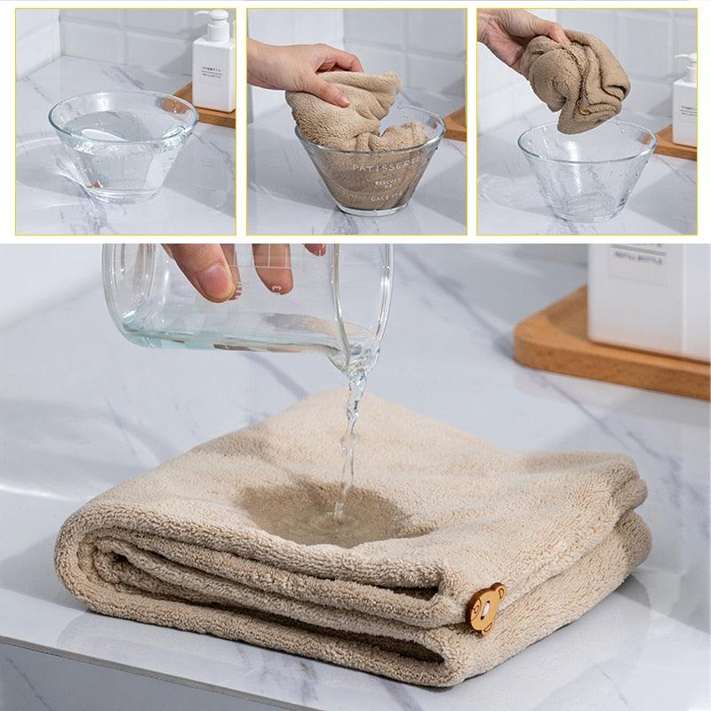 DryHair Towel - Toalha para Cabelo de Super Absorção - Hábito Home Shop